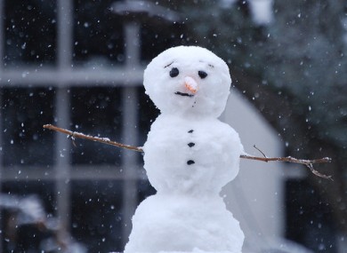 Snowmen across the UK are urged to be vigilant