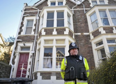 Police officers outside a property on Aberdeen Road in Clifton, where it is believed a 32-year-old man was arrested on suspicion of Joanna Yeates' murder on Thursday.