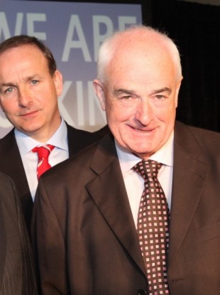 Micheál Martin and Ned O'Keeffe in 2009