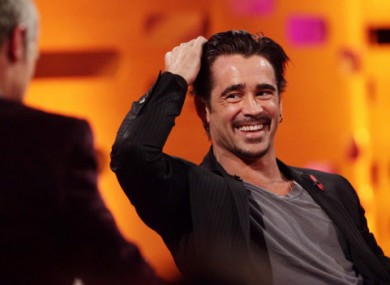 Gratuitous picture of Colin Farrell to illustrate 'sexy Irish accent' story? Sure, why not...