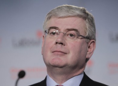 Labour Leader Eamon Gilmore.