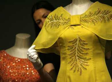 A previous exhibition of Queen Elizabeth's evening gowns has been held in London
