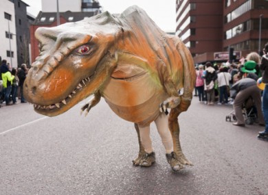 Walking with dinosaurs: Fota Wildlife Park joked that they had created dinosaur embryos for their new 'Prehistoric Park'