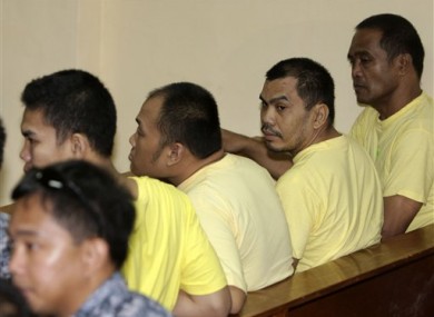 Some of the suspects in the Nov. 23, 2009 massacre.