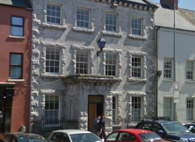 Carrickmacross Garda Station, where a man is being held in connection with yesterday's assault.