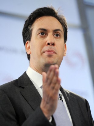 Labour party leader Ed Miliband.