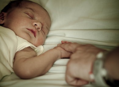 File photo of a newborn baby