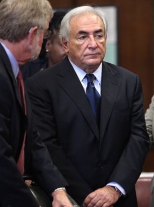 File photo of former IMF leader Dominique Strauss-Kahn, at his arraignment on charges of sexually assaulting a Manhattan hotel maid, at State Supreme Court in New York.