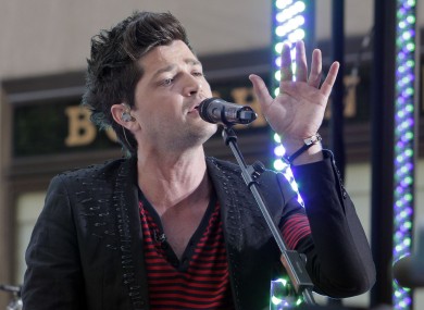 The Script frontman Danny O'Donoghue. A story on the Sony Music Ireland website this morning claimed that two members of the band had died.