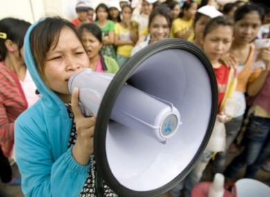 Factory workers held strikes last year to fight for an increase in their monthly salaries from US$61 to US$93. The minimum wage remains at $61 however.
