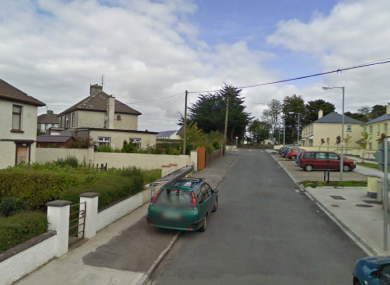 Connolly Park in Tubbercurry, where a man in his 30s was shot last night.