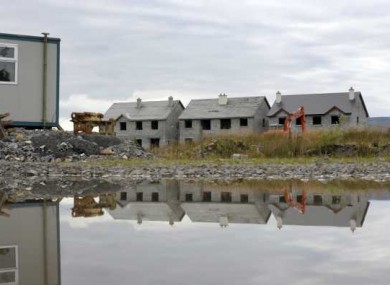 Ghost housing estate, The Waterways, in Keshcarrigan in Leitrim.