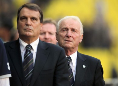 Marco Tardelli and Giovanni Trapattoni.