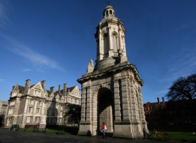 The campus of Trinity College in Dublin