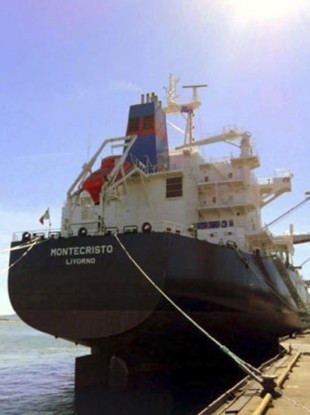 The Montecristo Italian cargo ship