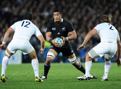 All Blacks blinside Jerome Kaino has scored 4 tried during the World Cup.