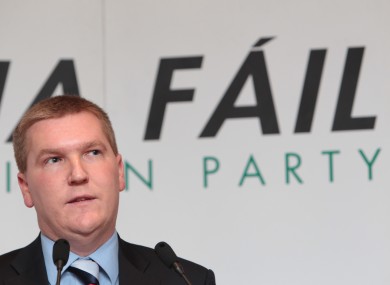 Fianna Fail Spokesperson on Finance Michael McGrath
