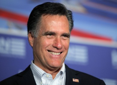 Romney at a campaign event last week