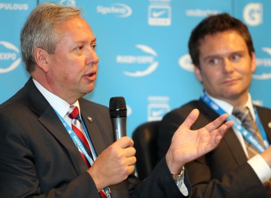 Chief executive of England Rugby 2015, Paul Vaughan