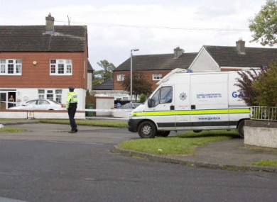 Crime scene following the shooting on 25 May.