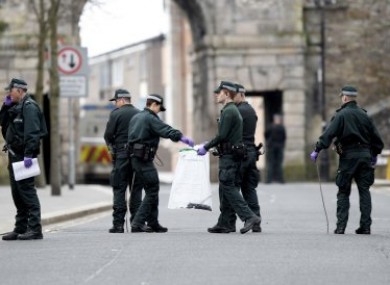 The crime scene from last March.