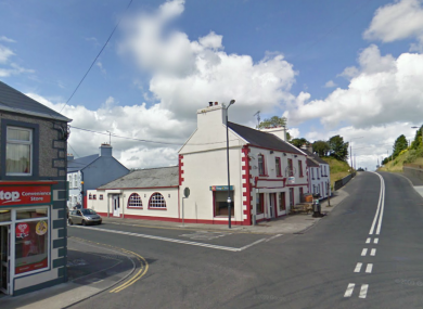 The Co Roscommon town of Cloonfad, near the Mayo border, where the two people were found shot dead last night.