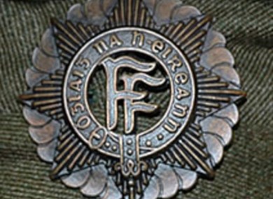 The FF letters in the logo of the Defence Forces stem from the words 'Fianna Fáil', meaning 'Soldiers of Ireland'.