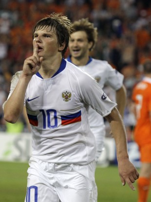 Andrey Arshavin busted his Russian behind at Euro 2008.