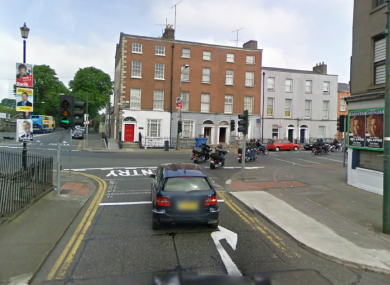 St Mary's Place in Dublin 7, where the raid on the cash-in-transit van took place in February.