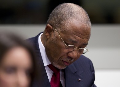 Former Liberian President Charles Taylor