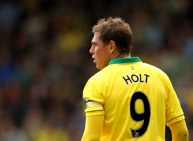 Grant Holt: heading for the door.