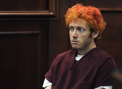 James Holmes at his recent preliminary court appearance
