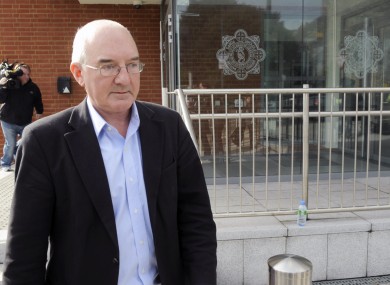 Willie McAteer after being questioned by gardaí in 2010.