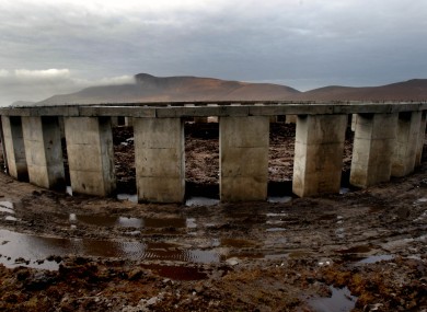 The site dubbed Achill-Henge on Achill Island, Co Mayo
