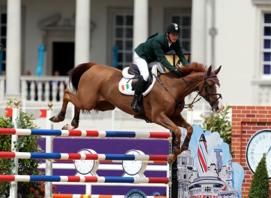 Billy Twomey riding Tinka's Serenade.