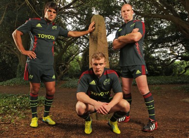 The new jersey is inscribed with ancient Ogham wording translated as ‘Redness’.