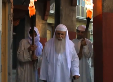 A screengrab from the controversial 'Innocence of Muslims' film which has caused protests throughout the Arab world.