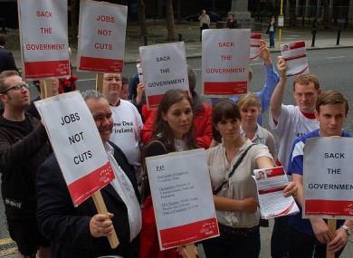 File photo of Labour Youth protest in 2005