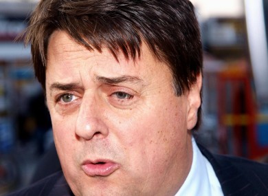 BNP leader and MEP Nick Griffin.