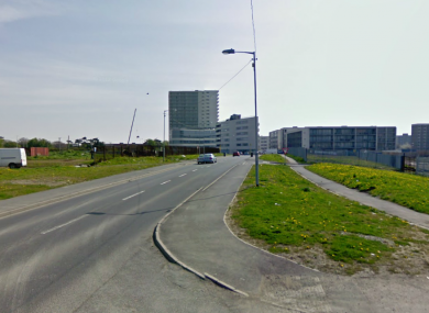 The dead man's remains were found at St Joseph's Way in Ballymun this morning.