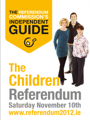 This Referendum Commission guide is to be sent to every home in the country in the next 10 days.