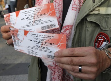 Rolling Stones fan who named himself as Patrice, 55, and who claims he has seen 54 Rolling Stones concerts