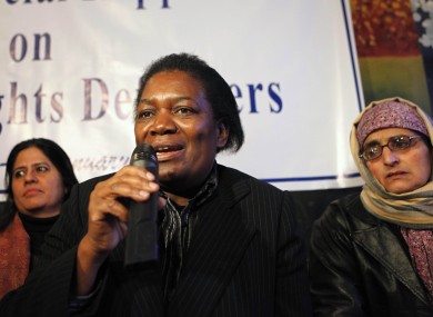 File photo of UN special rapporteur on the situation of human rights defenders, Margaret Sekaggya.