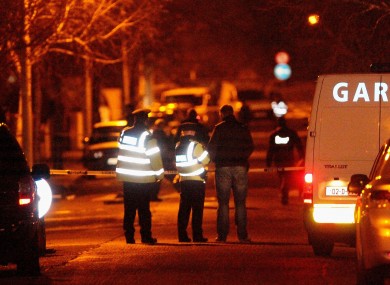 The scene on Furry Park Road where Eamon Kelly was fatally shot on Tuesday afternoon.