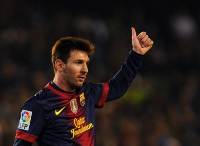 Leo Messi: buy-out clause.