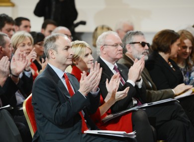 Politicians attend the first meeting of the Constitutional Convention last October.