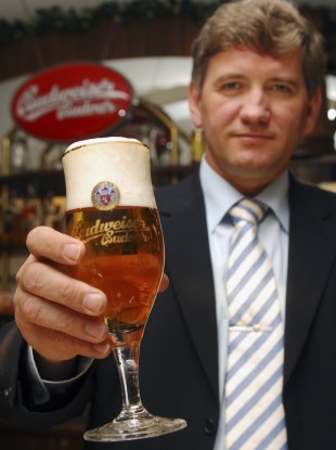 A glass of Budweiser. (No, the OTHER Budweiser.)