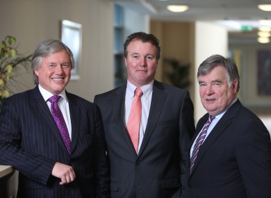 Damian Gallagher, Mark Hutch and Tom Rowland, Directors, Beechfield Nursing Home Group.