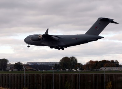 File photo of RAF plane.