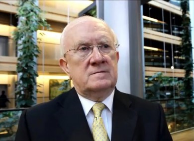 Fianna Fáil MEP Pat the Cope Gallagher in Strasbourg last week.